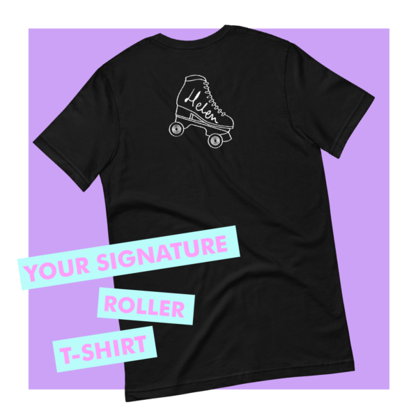 Black PERSONALIZED Your SkateName T-Shirt