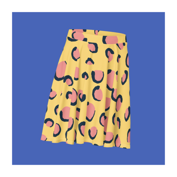 Yellow Pink Cheetah Skirt